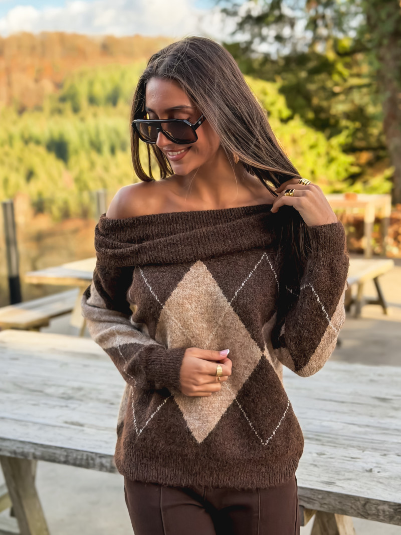 Pull Iseult - Chocolat