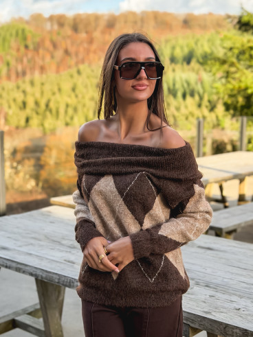 Pull Iseult - Chocolat