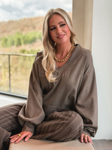 Pull Jocelyne - Taupe