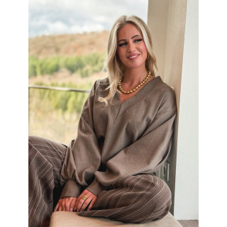 Pull Jocelyne - Taupe
