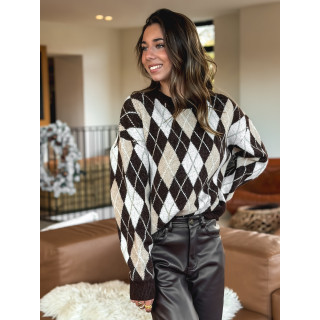 Pull Annecy - Chocolat