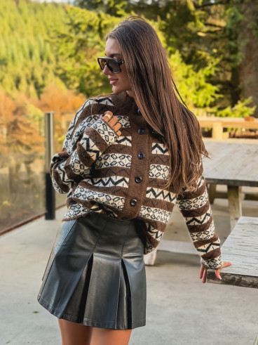 Gilet Freya - Chocolat