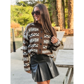 Gilet Freya - Chocolat