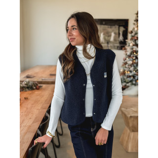 Gilet sans manches Mimi - Marine