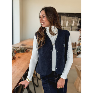 Gilet sans manches Mimi - Marine