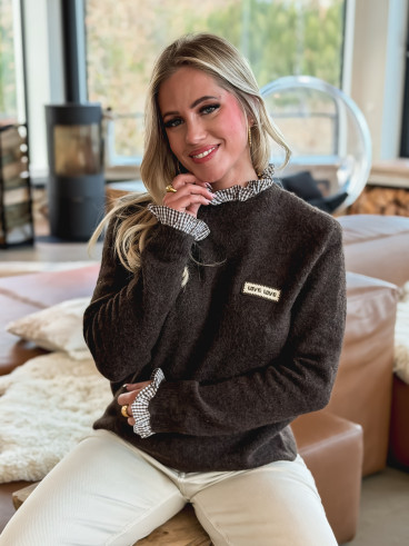 Pull Holly - Chocolat