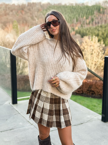 Pull Serlana - Taupe