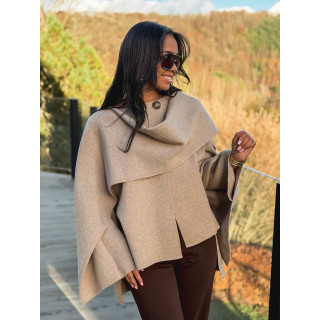 Gilet/Cape karyn - Beige