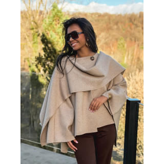 Gilet/Cape karyn - Beige