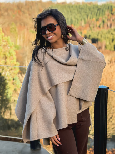 Gilet/Cape karyn - Beige