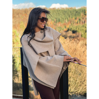 Gilet/Cape karyn - Beige