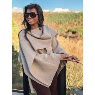 Gilet/Cape karyn - Beige