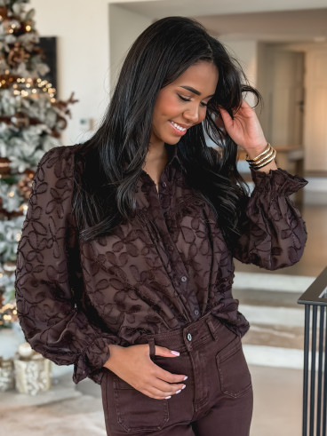 Chemise Damina - Chocolat