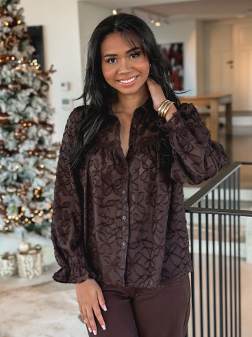 Chemise Damina - Chocolat