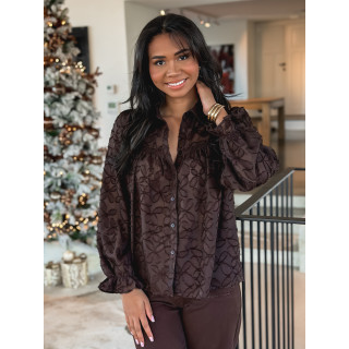 Chemise Damina - Chocolat