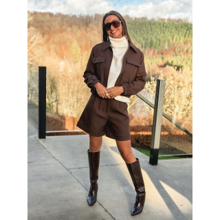 Short Honorine - Chocolat