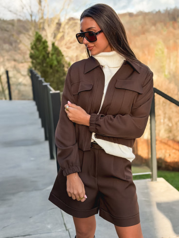 Short Honorine - Chocolat