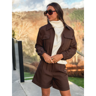 Short Honorine - Chocolat