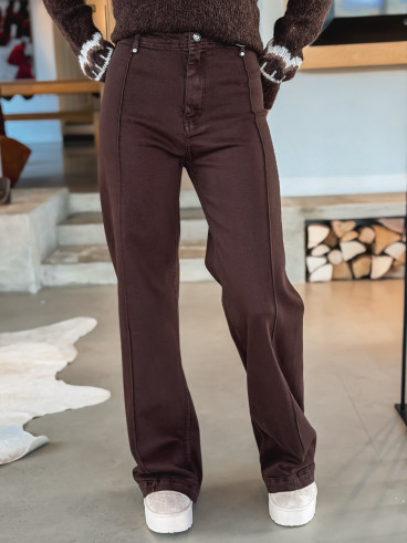 Jeans Siofra - Chocolat