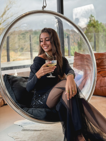 Jupe longue Sidonya - Noir