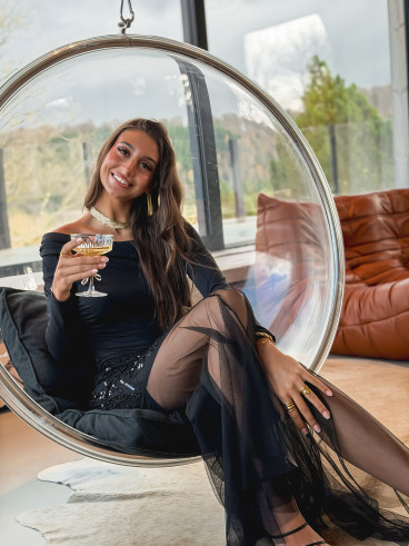 Jupe longue Sidonya - Noir