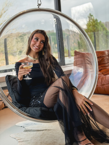 Jupe longue Sidonya - Noir