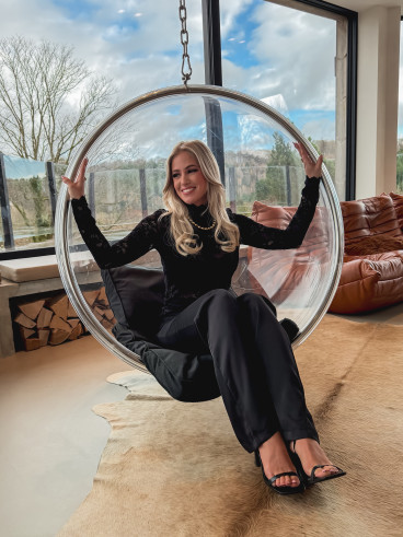 Blouse en dentelle Tessa - Noir Blouse en dentelle Tessa - Noir