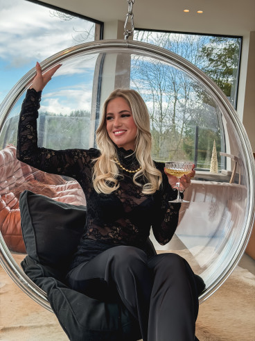 Blouse en dentelle Tessa - Noir Blouse en dentelle Tessa - Noir