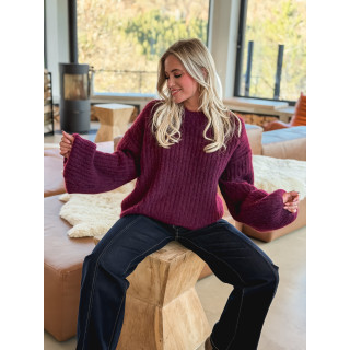 Pull Serlana - Bordeaux