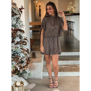 Robe à motifs Mazelia - Chocolat