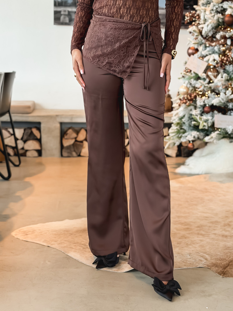 Pantalon Lisanne - Chocolat