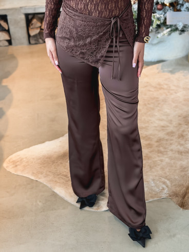 Pantalon Lisanne - Chocolat