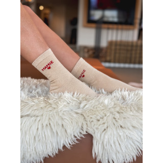 Chaussettes "Mamie" - Doré