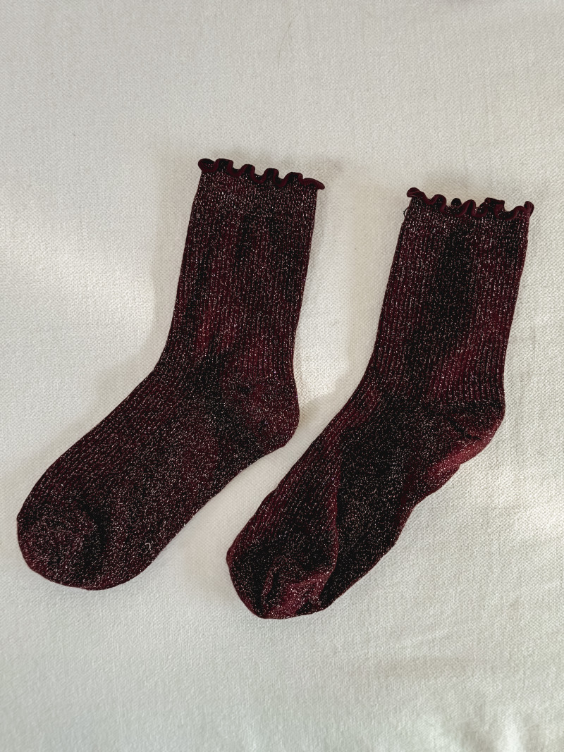 Chaussettes Myla - Bordeaux