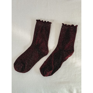 Chaussettes Myla - Bordeaux