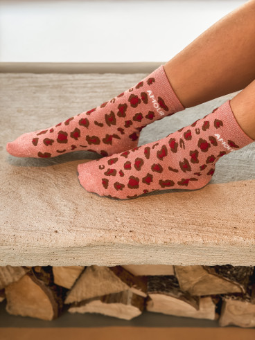 Chaussettes Amalia - Rose