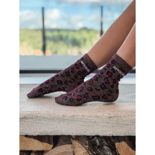 Chaussettes Amalia - Bordeaux