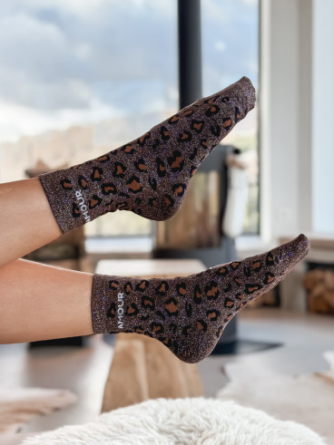 Chaussette Amalia - Chocolat