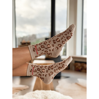 Chaussettes Amalia - Taupe/Camel