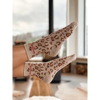 Chaussettes Amalia - Taupe/Camel