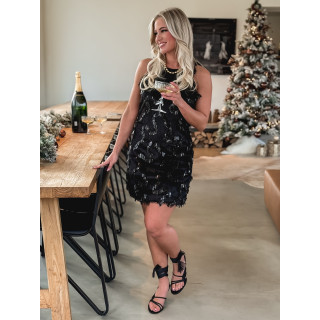 Robe courte Daya - Noir