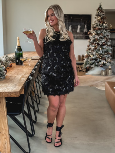 Robe courte Daya - Noir