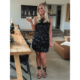 Robe courte Daya - Noir