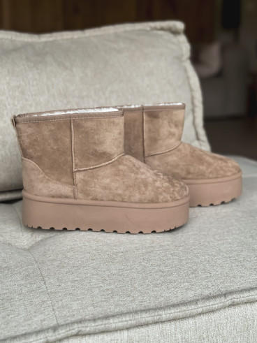 Boots Idaho - Beige foncé
