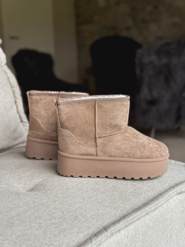 Boots Idaho - Beige foncé