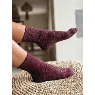 Chaussettes Myla - Bordeaux