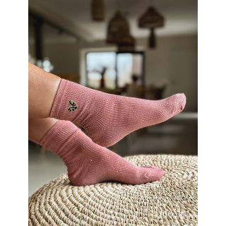 Chaussettes Odile - Rose
