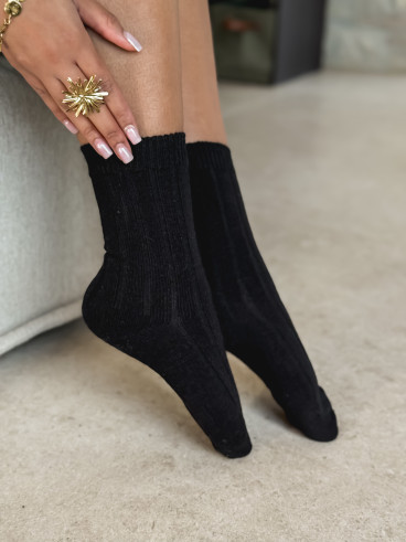 Chaussette Jacinthe - Noir