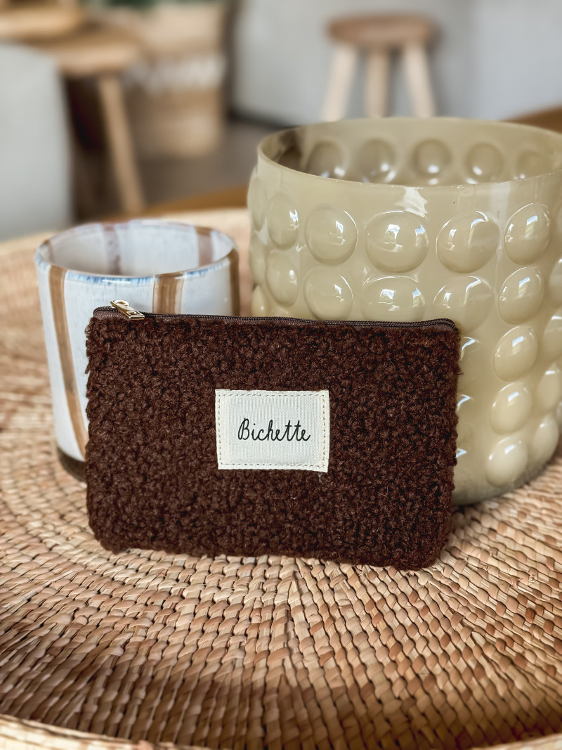 Pochette "Bichette" - Chocolat