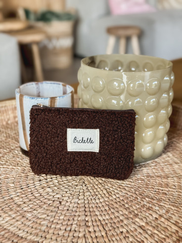 Pochette "Bichette" - Chocolat